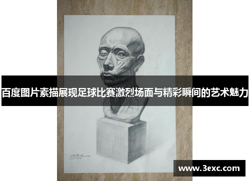 百度图片素描展现足球比赛激烈场面与精彩瞬间的艺术魅力
